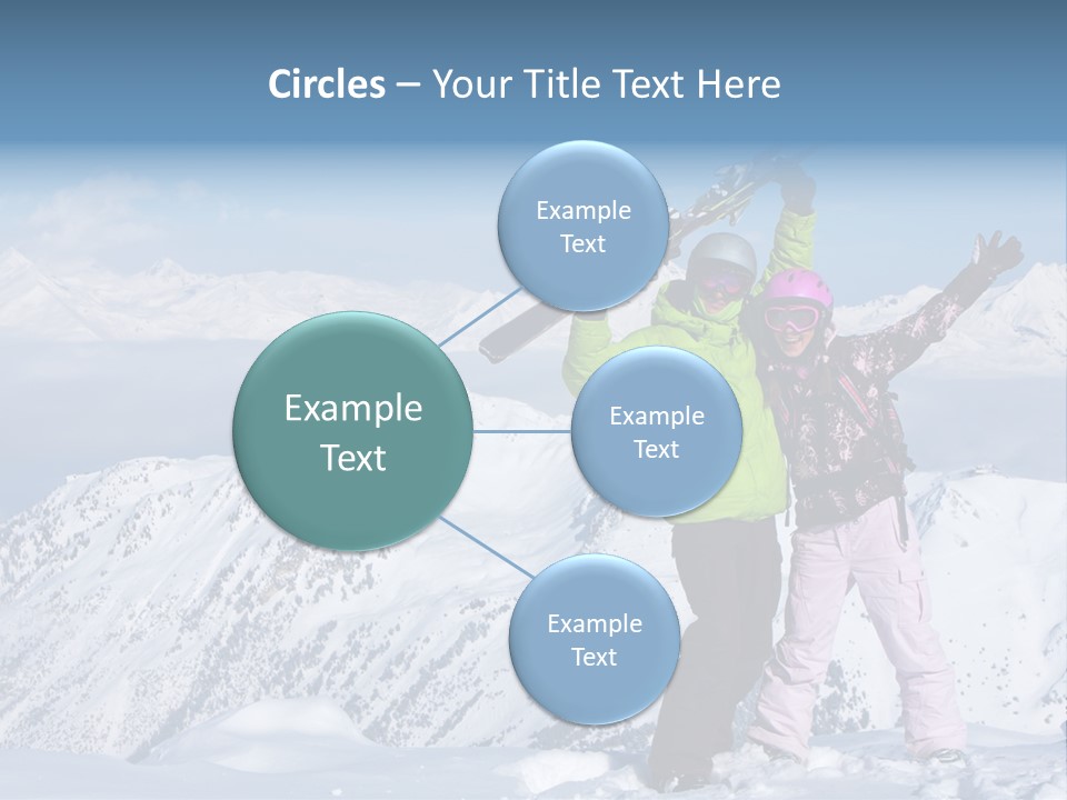 Two People Family Happiness PowerPoint Template