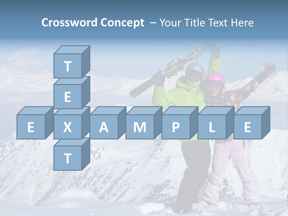 Two People Family Happiness PowerPoint Template