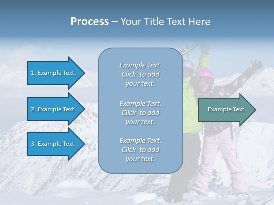 Two People Family Happiness PowerPoint Template