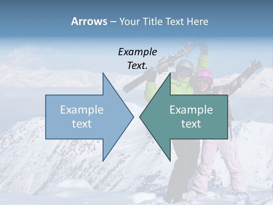 Two People Family Happiness PowerPoint Template