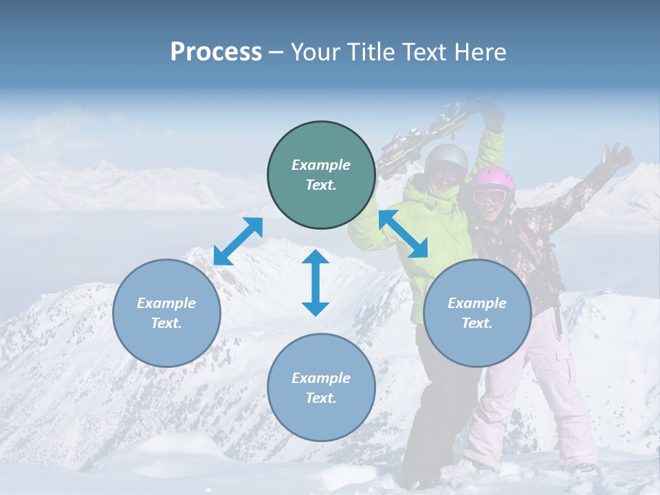Two People Family Happiness PowerPoint Template