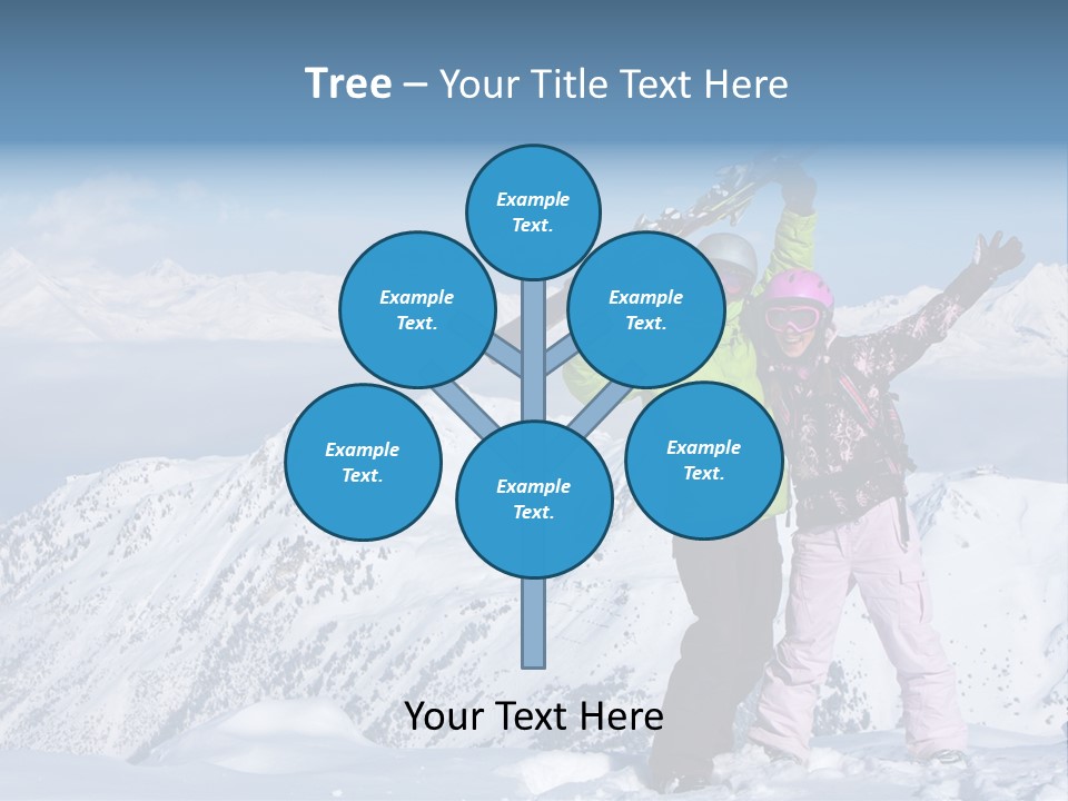 Two People Family Happiness PowerPoint Template