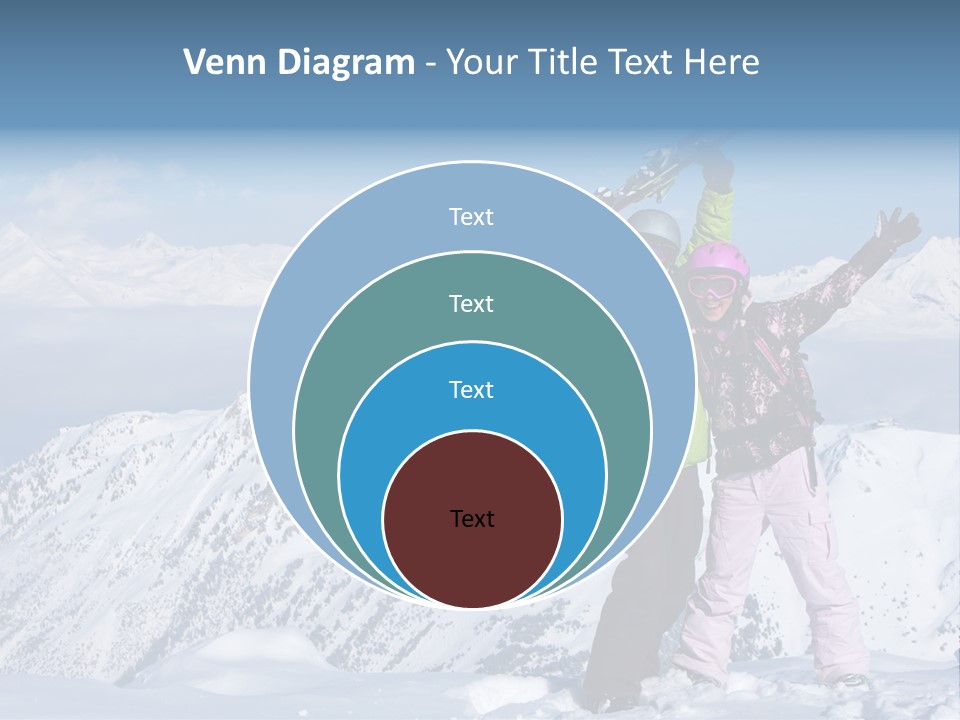 Two People Family Happiness PowerPoint Template