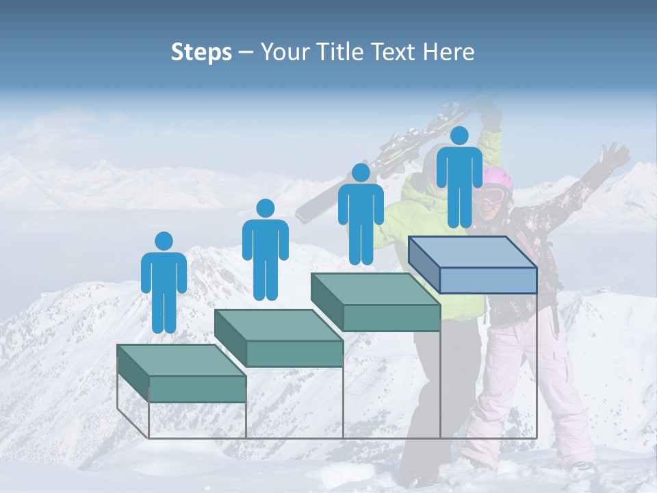 Two People Family Happiness PowerPoint Template