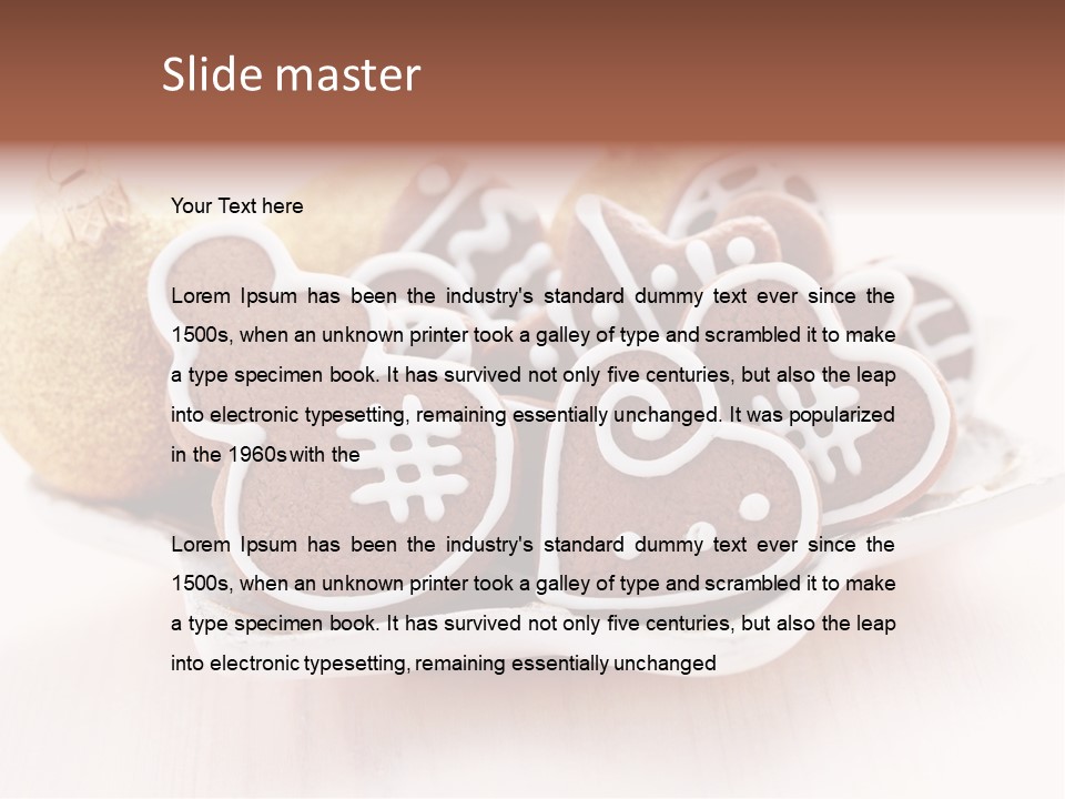 Christmas Ball Christmas Decoration Traditional PowerPoint Template