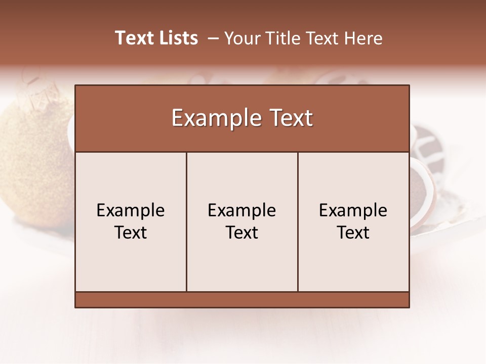 Christmas Ball Christmas Decoration Traditional PowerPoint Template