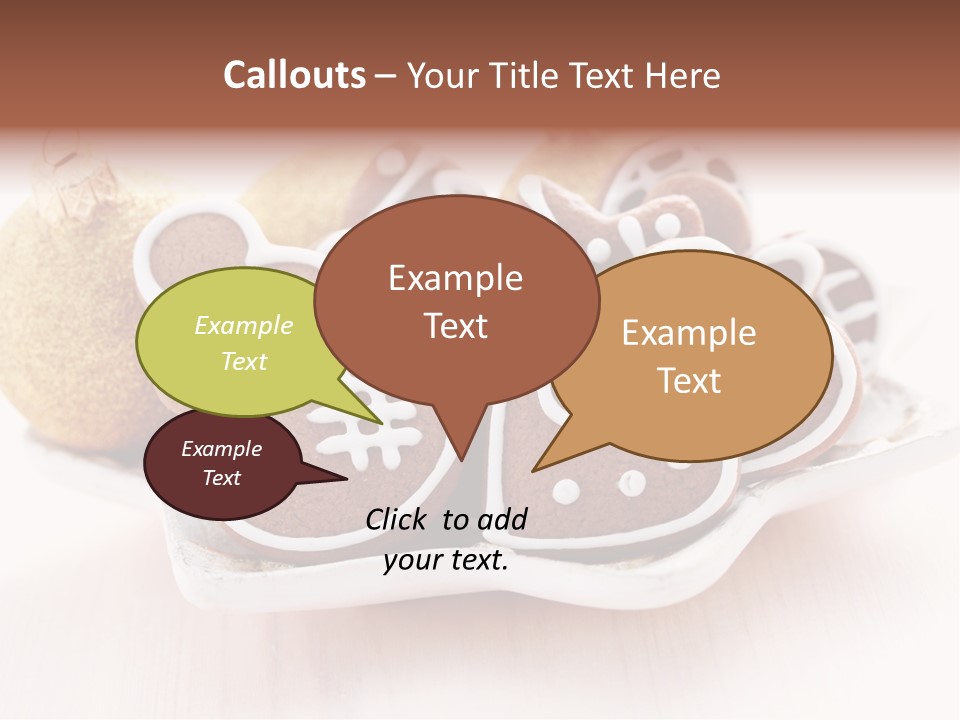 Christmas Ball Christmas Decoration Traditional PowerPoint Template