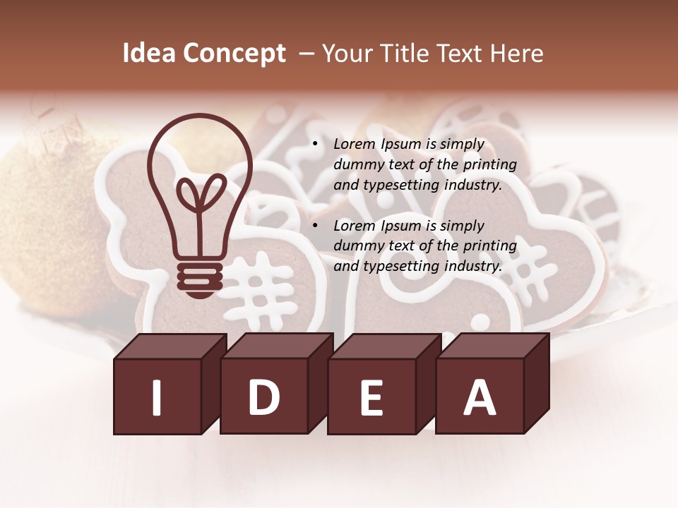 Christmas Ball Christmas Decoration Traditional PowerPoint Template