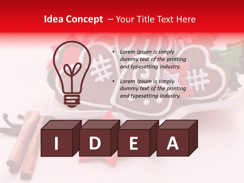 Food Symbol Snack PowerPoint Template