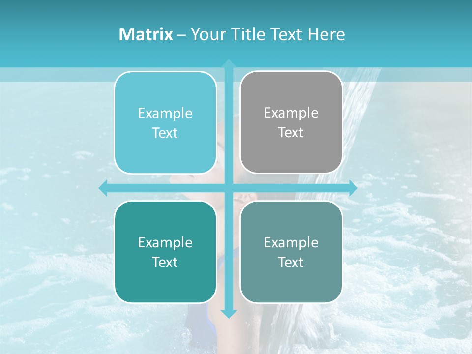 Woman Female Relaxation PowerPoint Template