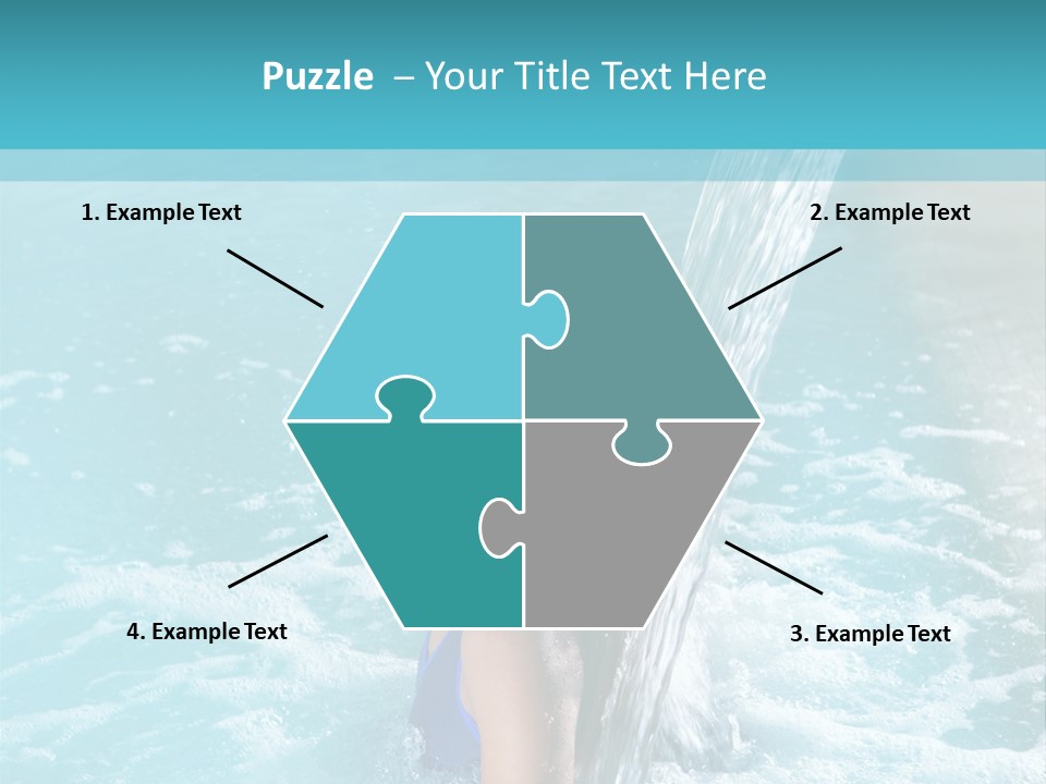 Woman Female Relaxation PowerPoint Template