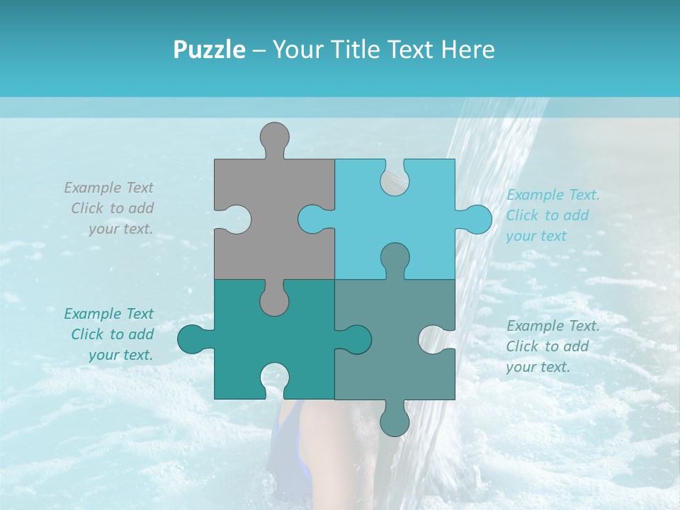 Woman Female Relaxation PowerPoint Template