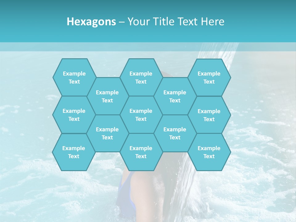 Woman Female Relaxation PowerPoint Template