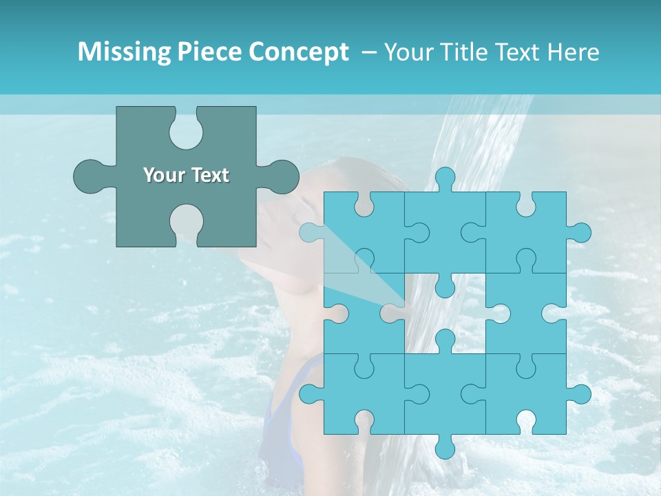 Woman Female Relaxation PowerPoint Template