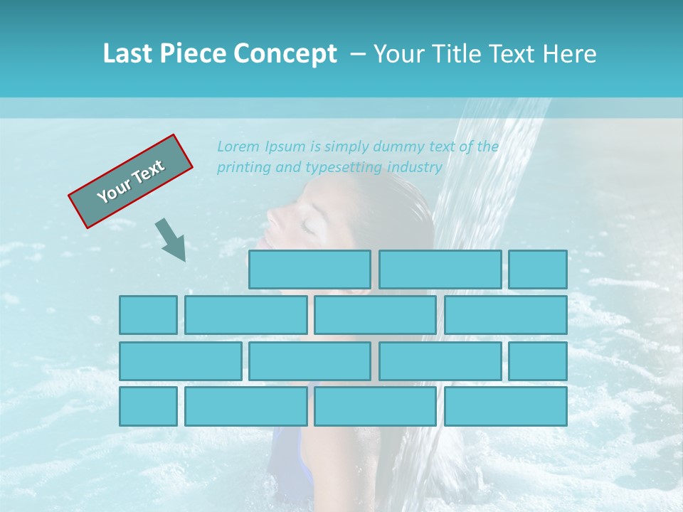 Woman Female Relaxation PowerPoint Template