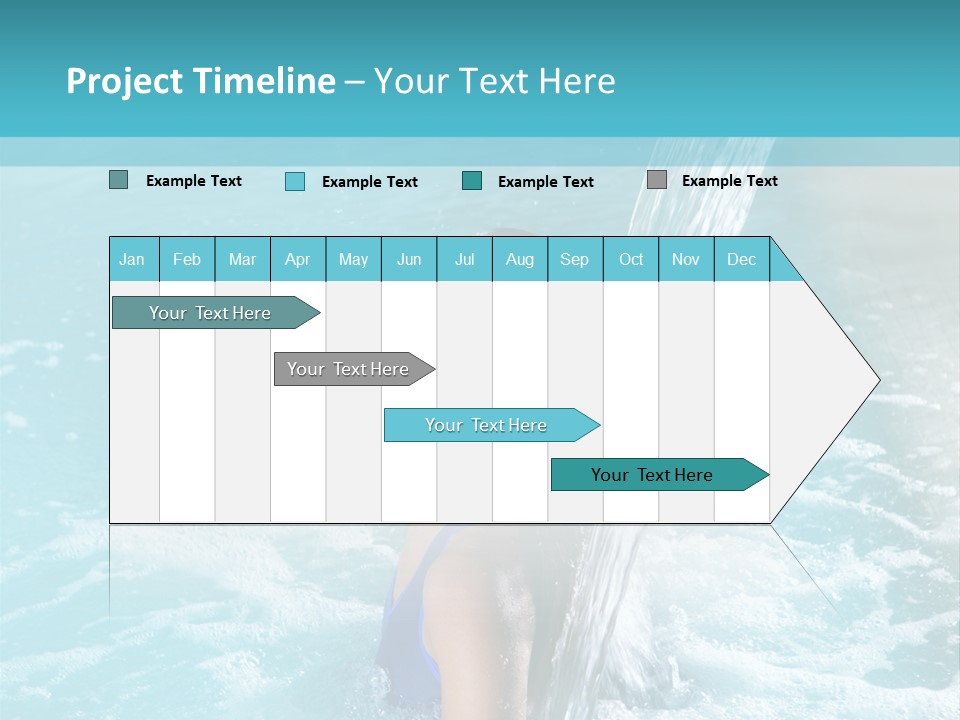 Woman Female Relaxation PowerPoint Template