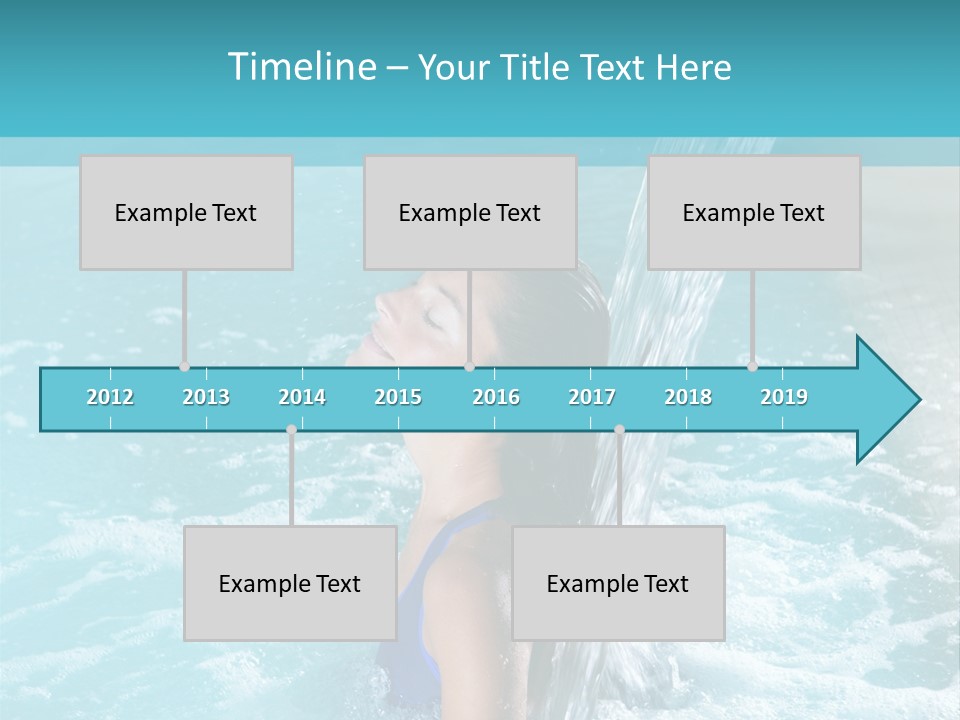 Woman Female Relaxation PowerPoint Template