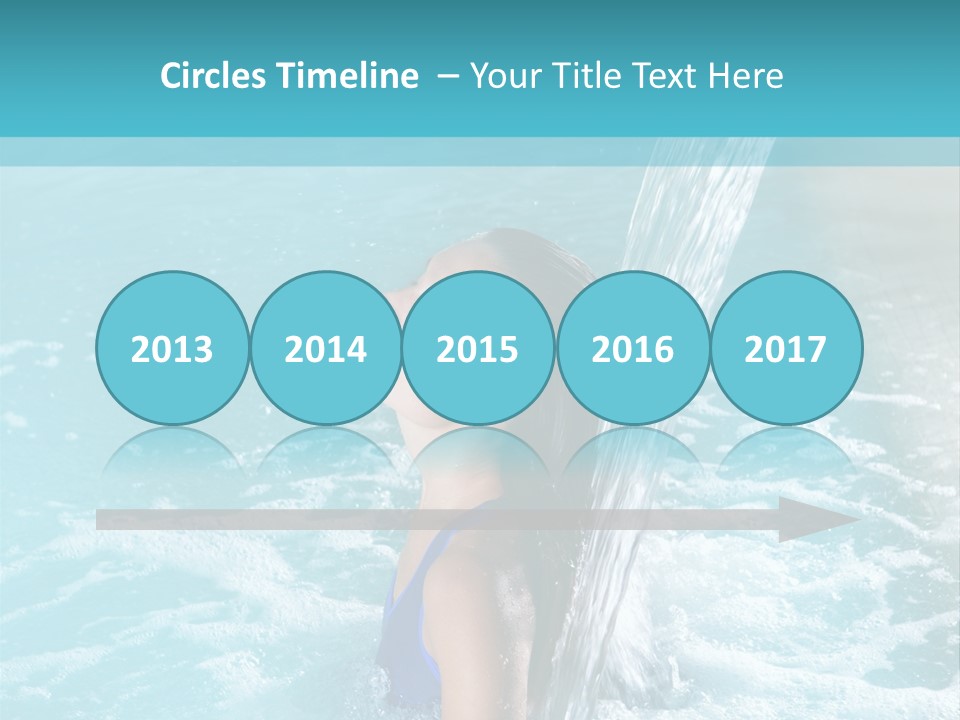 Woman Female Relaxation PowerPoint Template