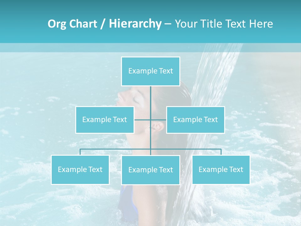 Woman Female Relaxation PowerPoint Template