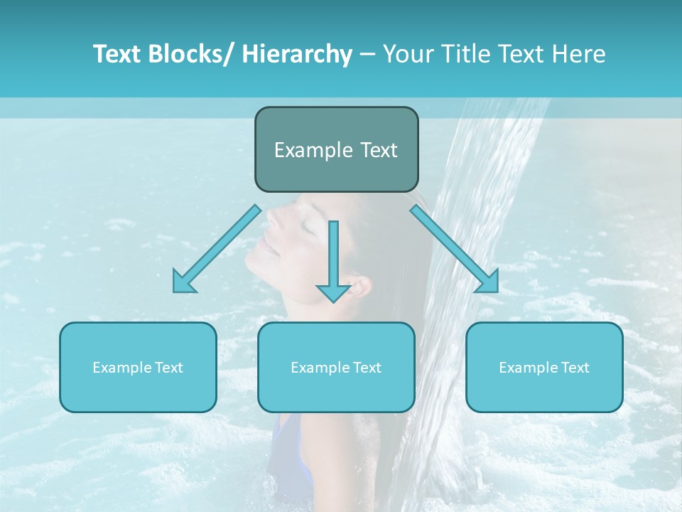 Woman Female Relaxation PowerPoint Template