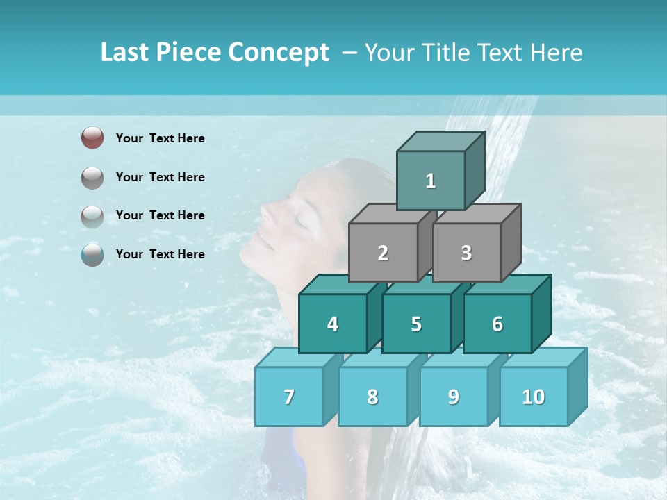 Woman Female Relaxation PowerPoint Template