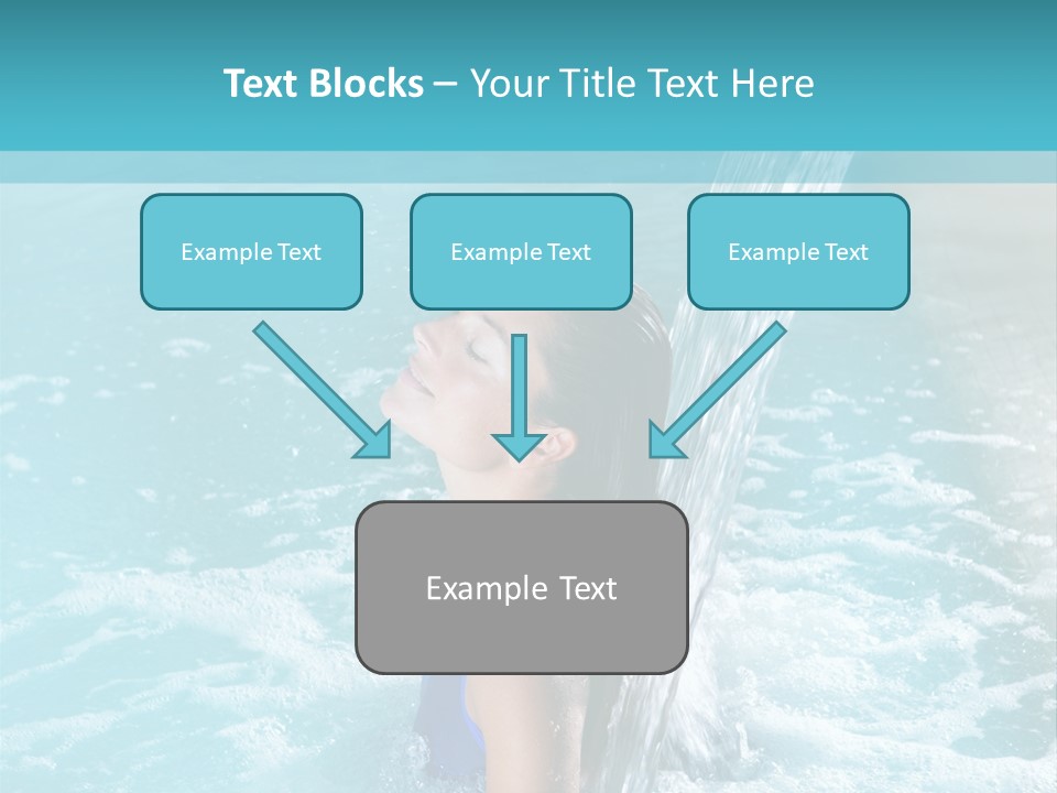 Woman Female Relaxation PowerPoint Template
