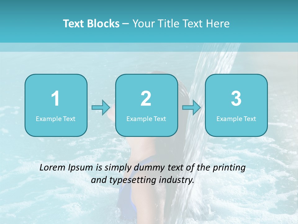 Woman Female Relaxation PowerPoint Template