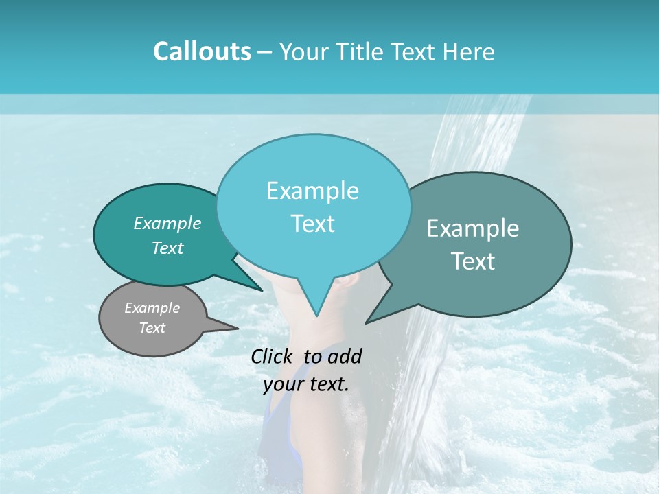 Woman Female Relaxation PowerPoint Template