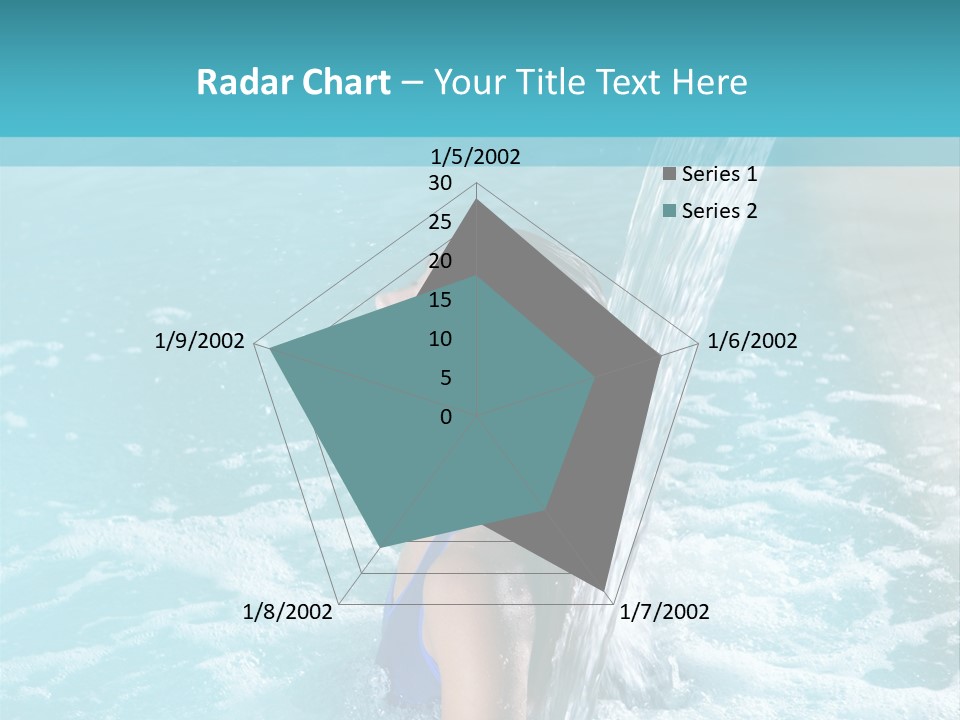 Woman Female Relaxation PowerPoint Template