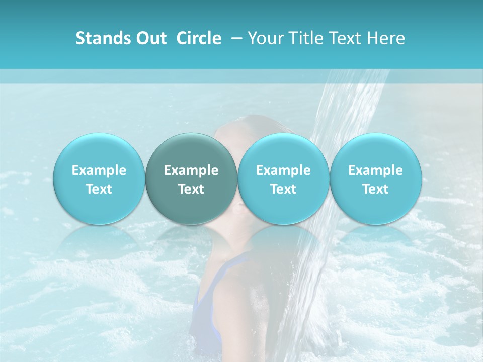 Woman Female Relaxation PowerPoint Template