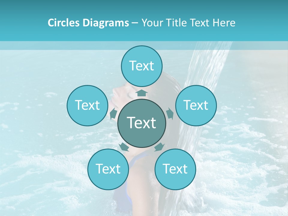 Woman Female Relaxation PowerPoint Template