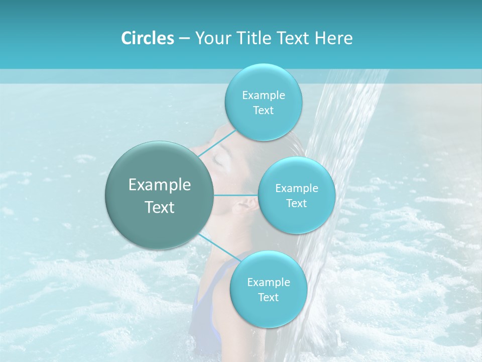 Woman Female Relaxation PowerPoint Template