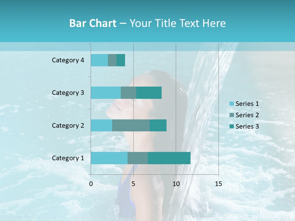Woman Female Relaxation PowerPoint Template