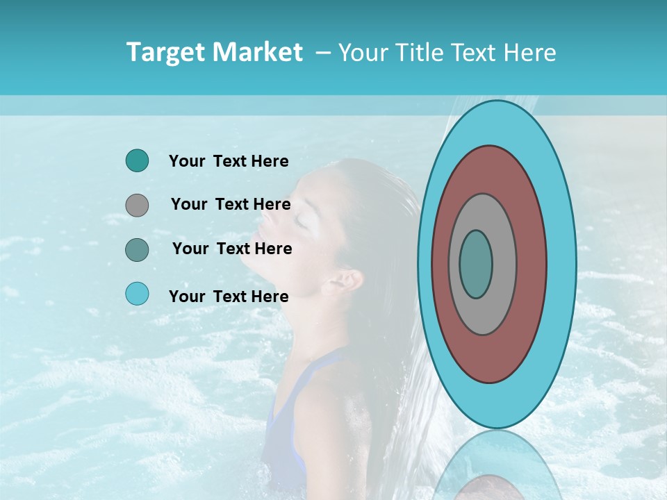 Woman Female Relaxation PowerPoint Template