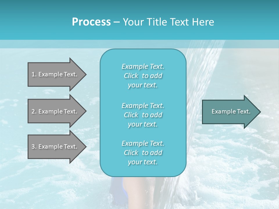 Woman Female Relaxation PowerPoint Template