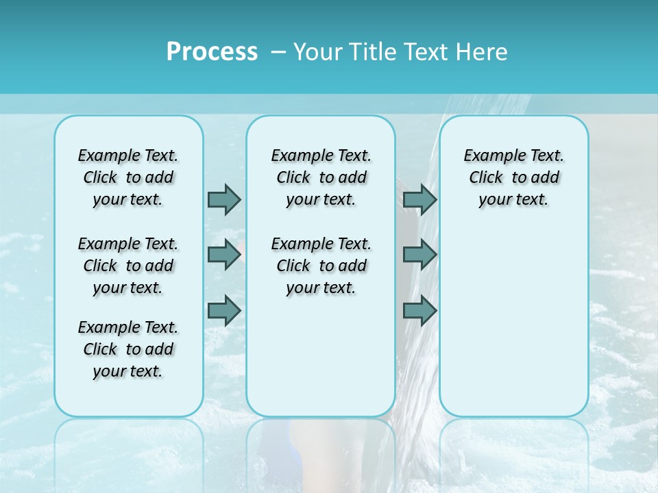 Woman Female Relaxation PowerPoint Template