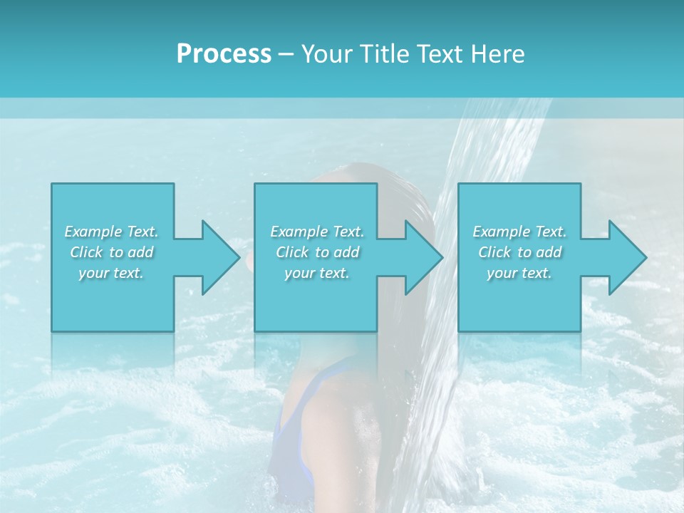 Woman Female Relaxation PowerPoint Template
