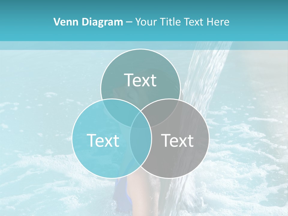 Woman Female Relaxation PowerPoint Template