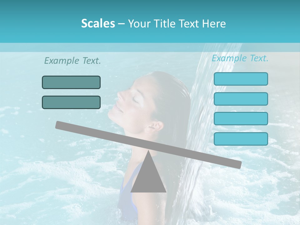 Woman Female Relaxation PowerPoint Template