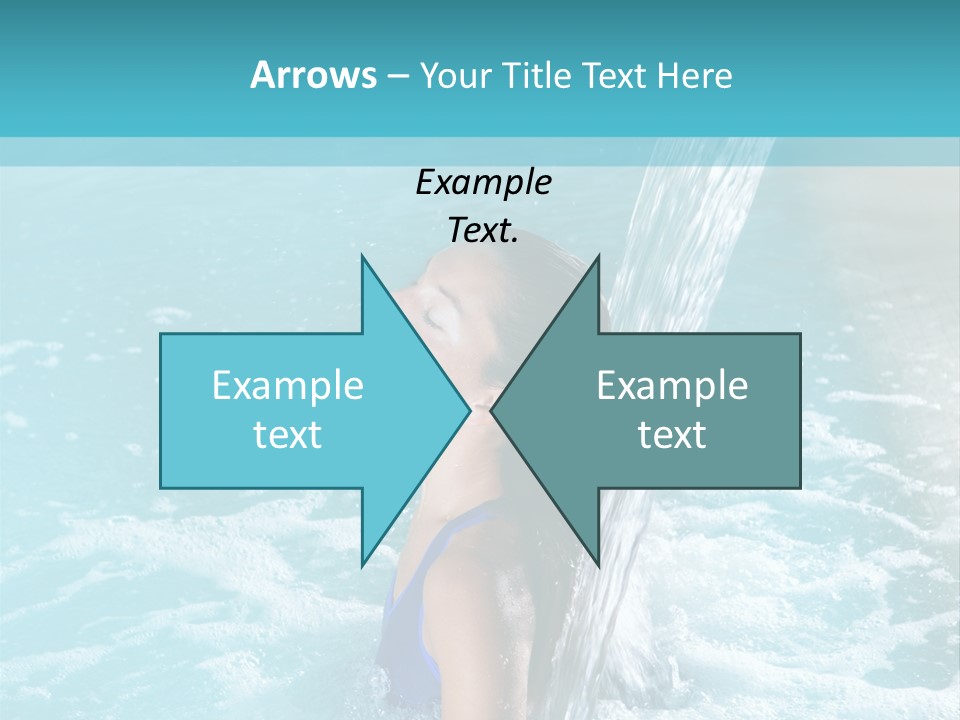 Woman Female Relaxation PowerPoint Template