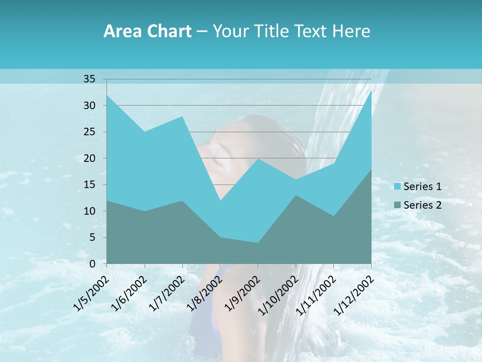 Woman Female Relaxation PowerPoint Template