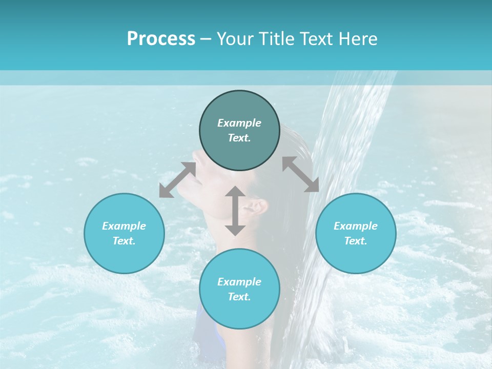 Woman Female Relaxation PowerPoint Template