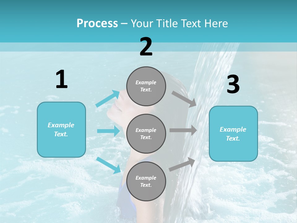 Woman Female Relaxation PowerPoint Template