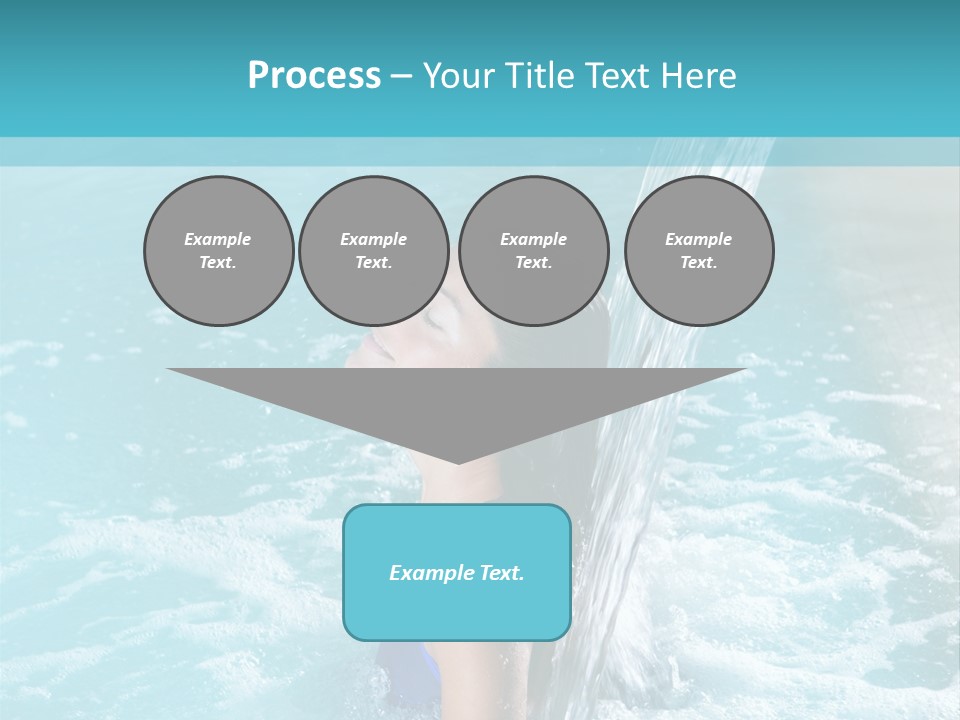 Woman Female Relaxation PowerPoint Template