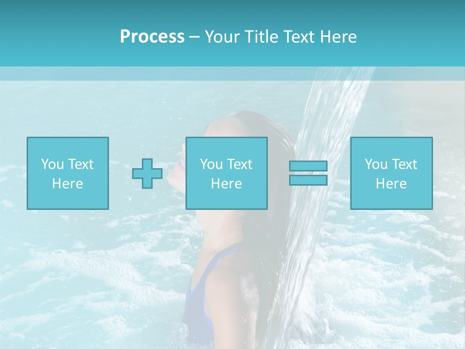 Woman Female Relaxation PowerPoint Template