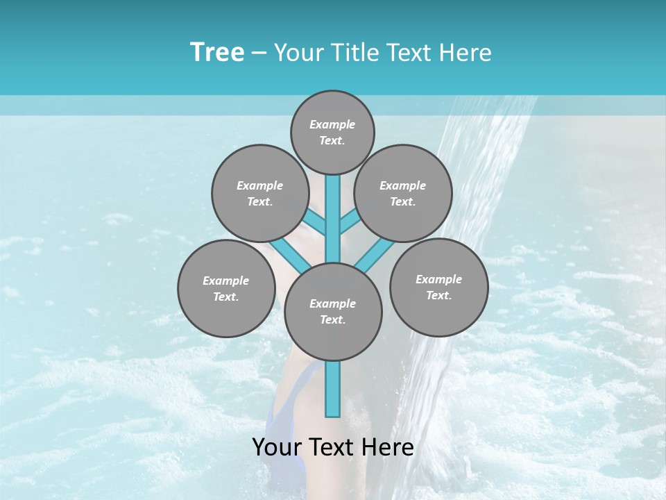 Woman Female Relaxation PowerPoint Template