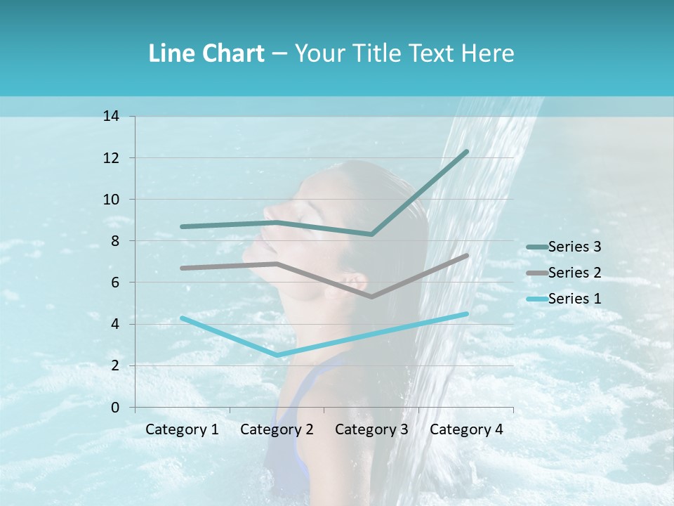 Woman Female Relaxation PowerPoint Template