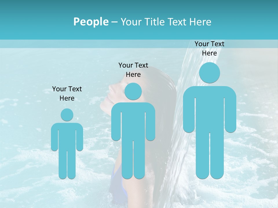 Woman Female Relaxation PowerPoint Template