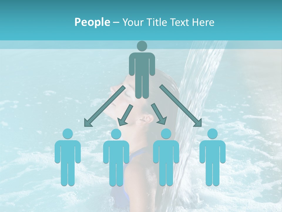 Woman Female Relaxation PowerPoint Template