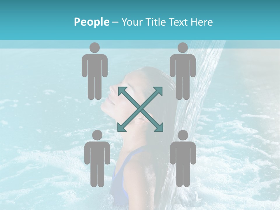 Woman Female Relaxation PowerPoint Template